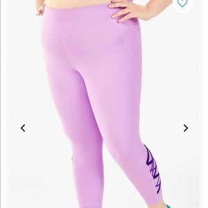 NWT Fabletics Dynamic High Waisted Lattice 7/8